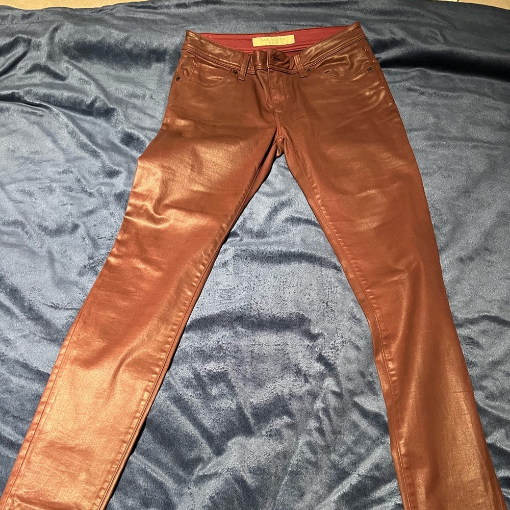 Burberry Leather Pants